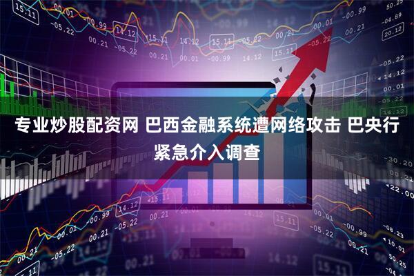 专业炒股配资网 巴西金融系统遭网络攻击 巴央行紧急介入调查